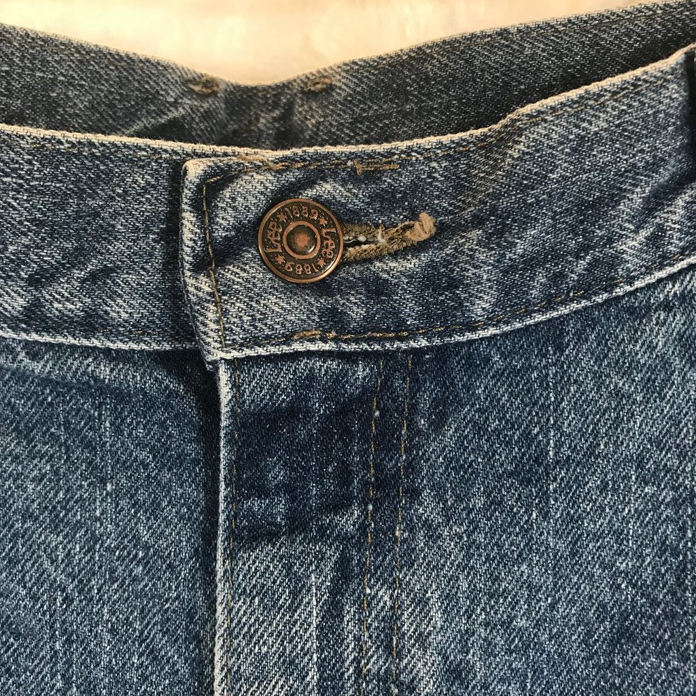 Vintage Lee Super High Waist Mom Jeans - Picture 4 of 10